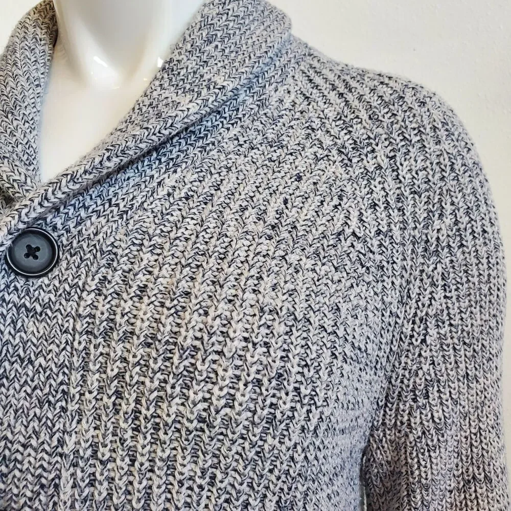 Men's Banana Republic Gray Shawl Cardigan
